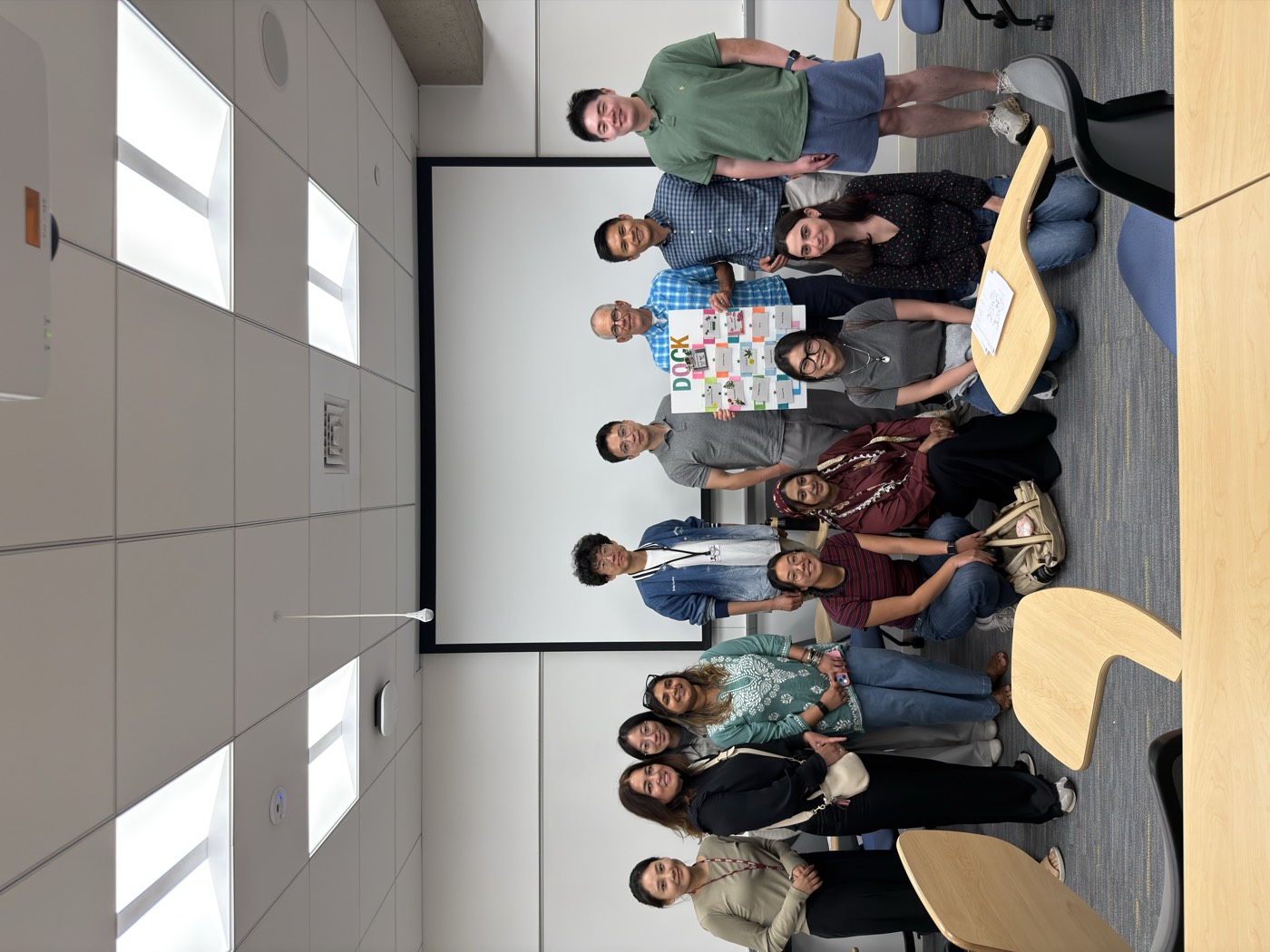 De Lu with the LDIT cohort and faculty advisor Dr. David Dockterman