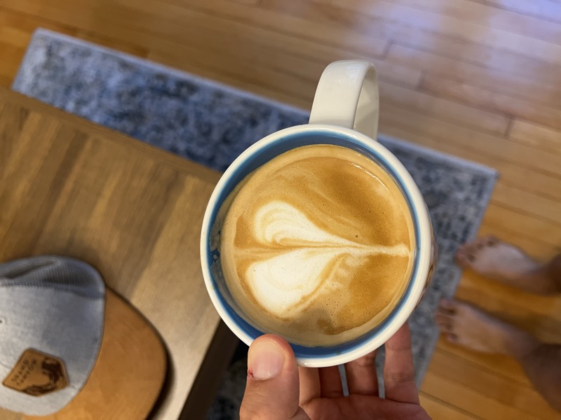 Coffee latte art