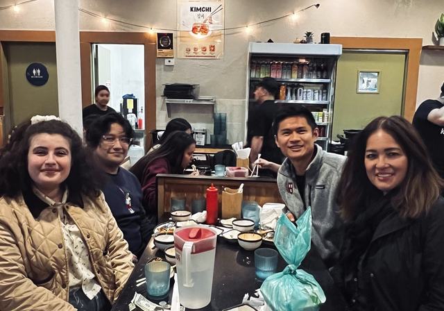 Dinner with friends